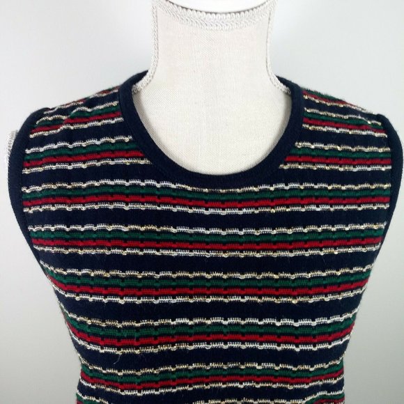 Vintage Karen Lessly Christmas Sweater Vest Small - Picture 6 of 14